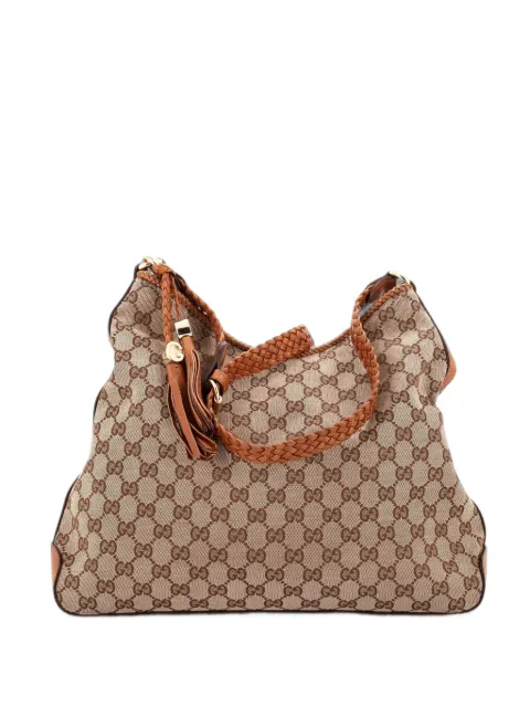 Gucci Pre-Owned Marrakech GG Canvas Medium hobo bag Brown PSIFEWTCFJJQG6TN