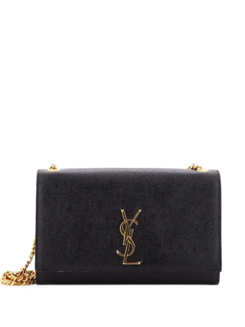 Saint Laurent Pre-Owned Classic Monogram Grainy Leather Medium crossbody bag Black OP4UFKNTWXUXHGZR