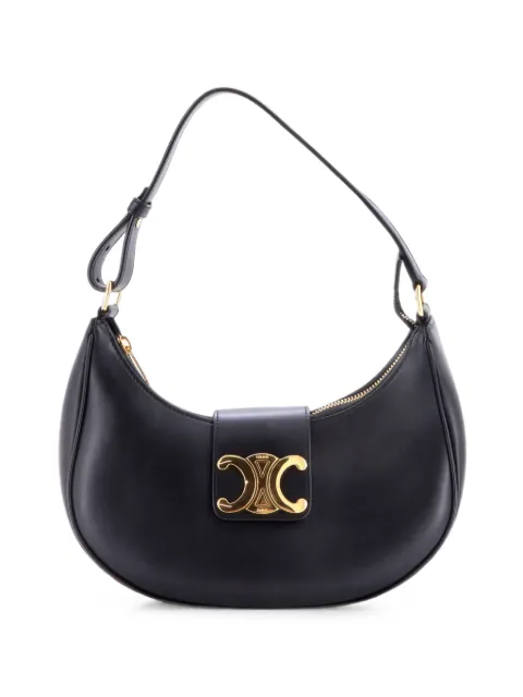 Celine Pre-Owned Ava Triomphe Bag Leather shoulder bag Black O566VHOR2QWU60JH