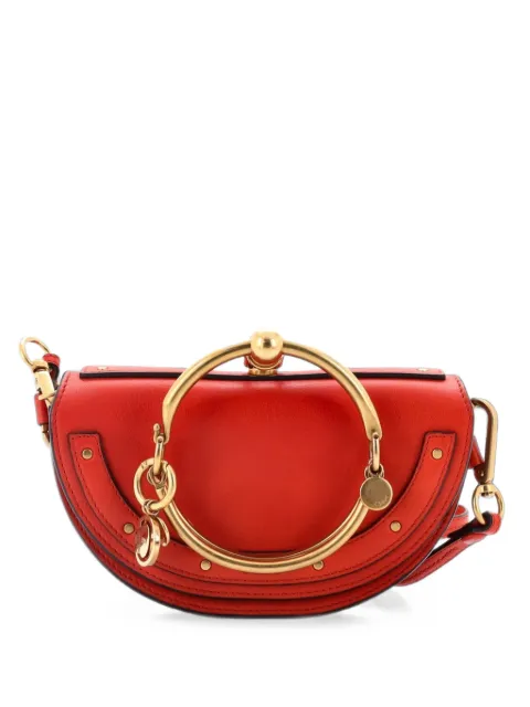 Chloé Pre-Owned Nile Leather Mini crossbody bag Blue OY2W2VFHT5E916AS