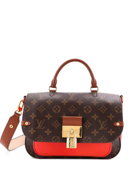 Louis Vuitton Pre-Owned Vaugirard Handbag Monogram Canvas with Leather satchel Red OWKY9MZT4G29NCDB