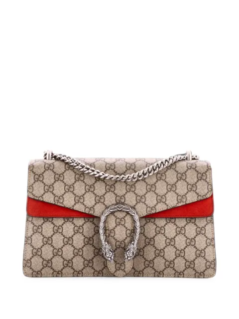 Gucci Pre-Owned Dionysus Bag GG Coated Canvas Small shoulder bag Red PCULWMJMFKDT7CDV