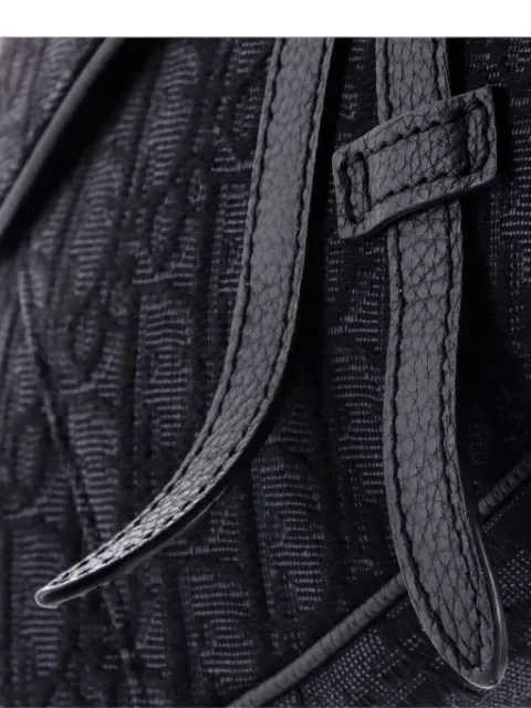 Christian Dior Pre-Owned Saddle Oblique Canvas crossbody bag Black AE8N0HJW79BW9EVI