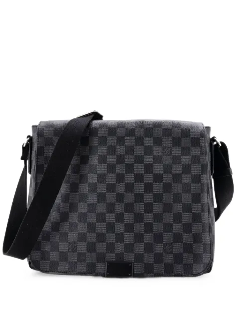 Louis Vuitton Pre-Owned Daniel Messenger Bag Damier Graphite MM crossbody bag Black DEREC98VVCSUHKOK