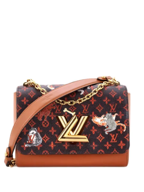 Louis Vuitton Pre-Owned Twist Handbag Limited Edition Grace Coddington Catogram Canvas MM shoulder bag Multicolour ENIN3JTDCOF787VR