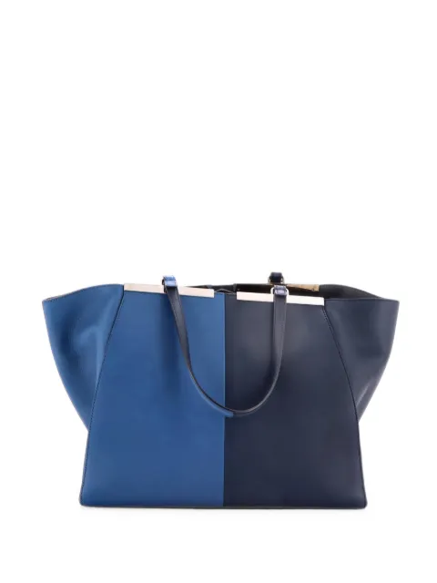 Fendi Pre-Owned 3Jours Bag Leather Large tote bag Blue MVN0CZCQMLSIQNNB