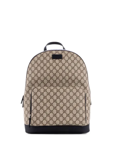Gucci Pre-Owned Zip Pocket GG Coated Canvas Medium backpack Brown EBCSF7A2NW8IUJY1