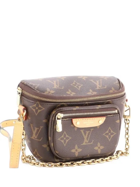 Louis Vuitton Pre-Owned Bum Bag Monogram Canvas Mini belt bag Brown YJLZ1WA3JZS2SX2P