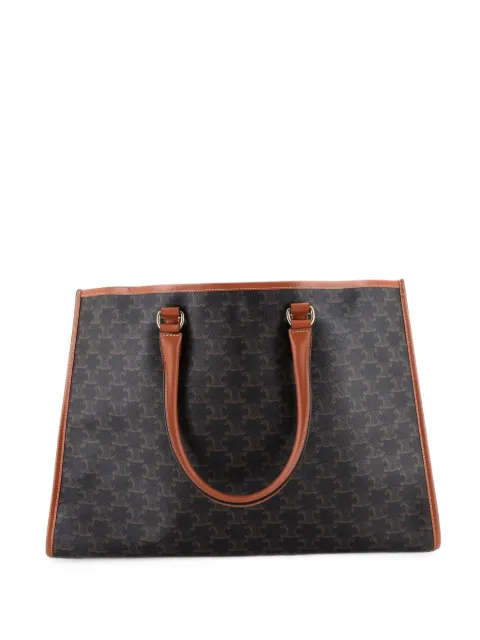Celine Pre-Owned Horizontal Cabas Triomphe Coated Canvas tote bag Brown URD3FCXUU2CYHX3P