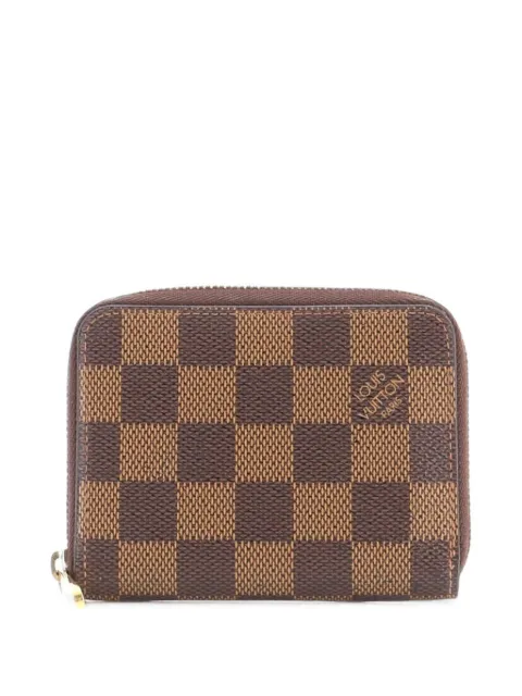 Louis Vuitton Pre-Owned Zippy Coin Purse Damier pouch Brown 7T3R0S2V2DWHG4QQ