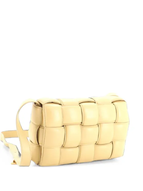 Bottega Veneta Pre-Owned Cassette Padded Maxi Intrecciato Leather crossbody bag Neutrals KDCR96RCSO52IACH