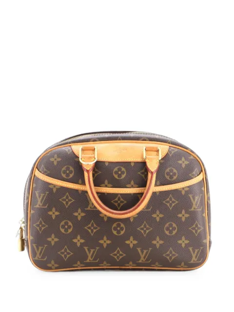 Louis Vuitton Pre-Owned Trouville Handbag Monogram Canvas satchel Brown VV4UUBFWLWOIRGAN