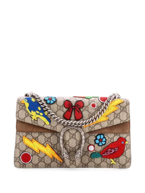 Gucci Pre-Owned Dionysus Bag Embellished GG Coated Canvas Small shoulder bag Brown VQFD9MDICGXZTZZS