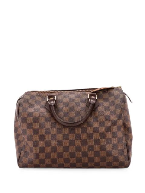 Louis Vuitton Pre-Owned Speedy Handbag Damier 30 satchel Brown KX1YYIEMSSKHG51X