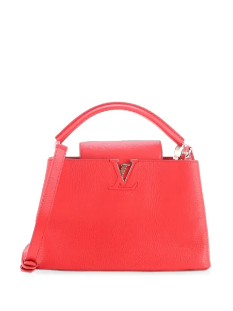 Louis Vuitton Pre-Owned Capucines Bag Leather PM satchel Red KIXPMKPSW18IY9MA