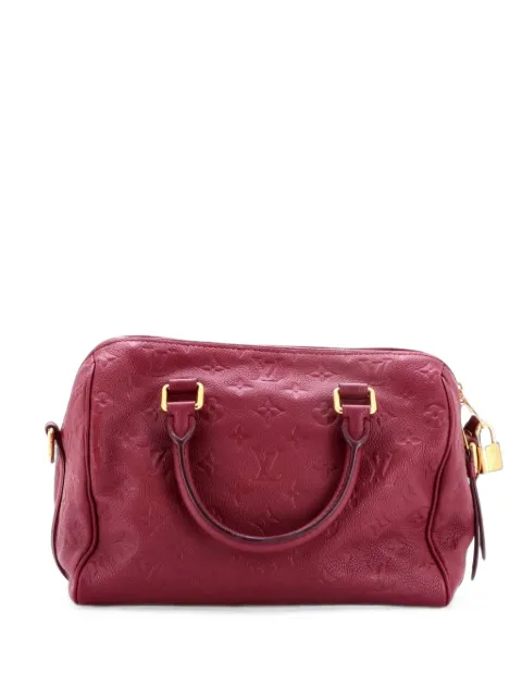 Louis Vuitton Pre-Owned Speedy Bandouliere Bag Monogram Empreinte Leather 25 shoulder bag Purple VH7SY4TYKT16XN2N