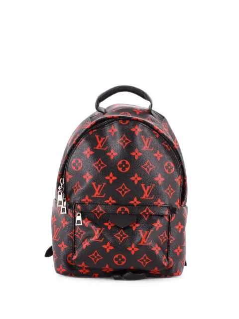 Louis Vuitton Pre-Owned Palm Springs Limited Edition Monogram Infrarouge PM backpack Black 7QHB2ORTCL9EGIMT