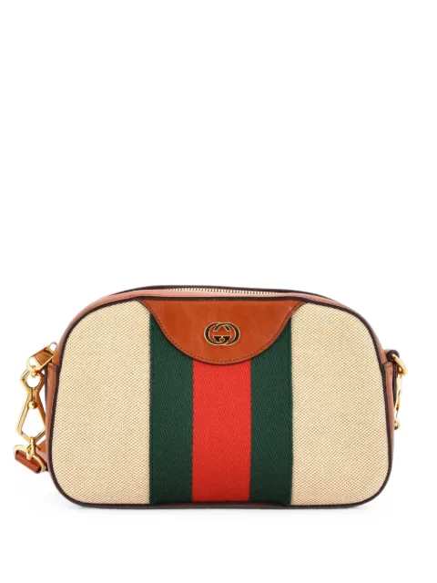 Gucci Pre-Owned Camera Bag Vintage Web Canvas crossbody bag Brown 737TCWAFA6LO2DPI