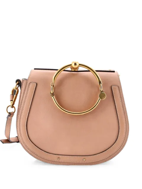 Chloé Pre-Owned Nile Leather Medium crossbody bag Neutrals 6ZHULRJ05VCP7WNU