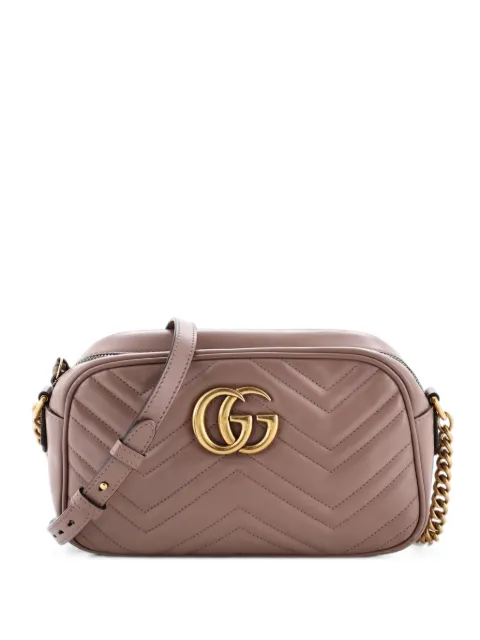 Gucci Pre-Owned GG Marmont Shoulder Bag Matelasse Leather Small crossbody bag Neutrals BFJZW1OSG3Y929YD