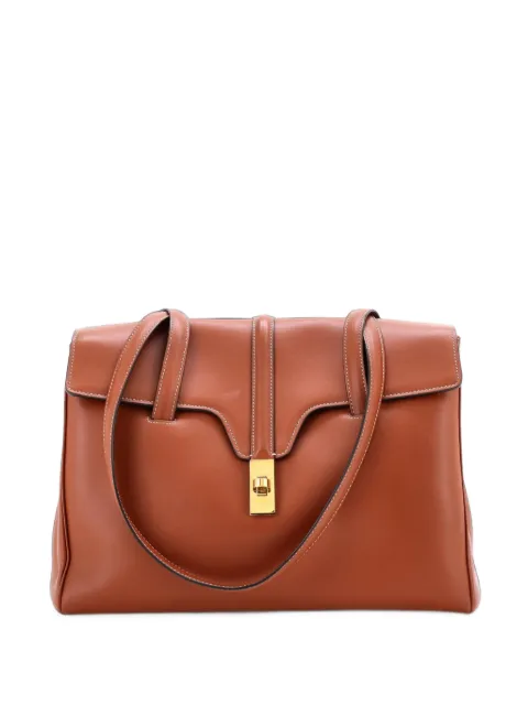 Celine Pre-Owned Soft 16 Bag Smooth Calfskin Large shoulder bag Brown 2E6B6IVRPI79UEQ0