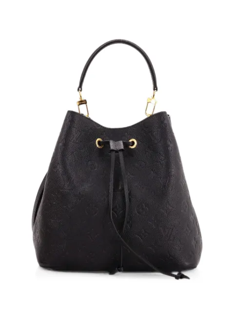 Louis Vuitton Pre-Owned NeoNoe Handbag Monogram Empreinte Leather MM bucket bag Black 3966P45OLO8O7IW7