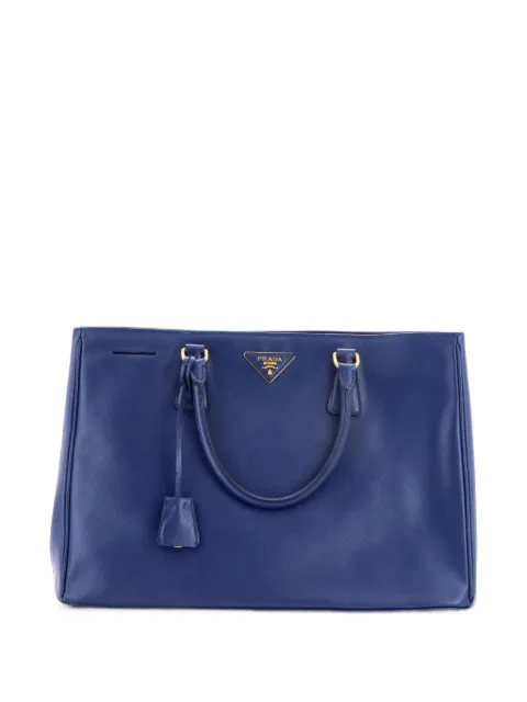 Prada Pre-Owned Lux Open Saffiano Leather Large tote bag Blue 0UDDM220OEIM2S30