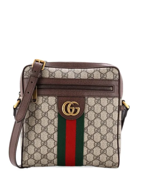 Gucci Pre-Owned Ophidia Messenger Bag GG Coated Canvas Small crossbody bag Brown B1SZWS6BSWDLDLRP