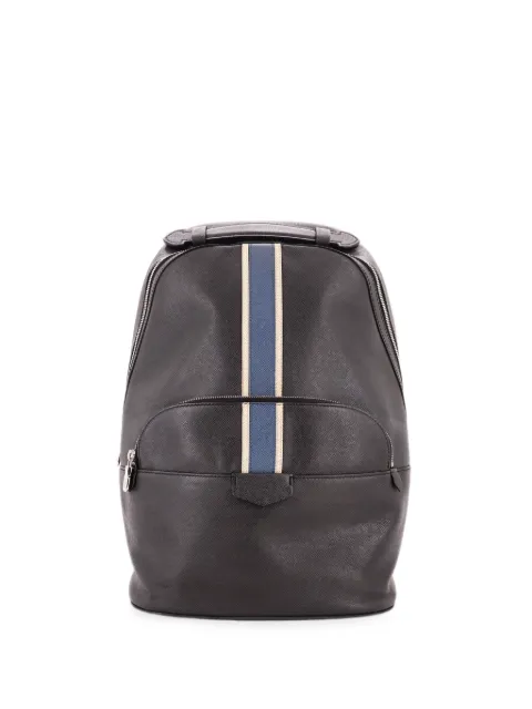 Louis Vuitton Pre-Owned Anton Taiga Leather backpack Black AONG8219BFF2PHXJ