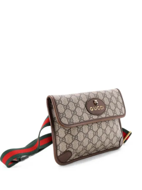 Gucci Pre-Owned Neo Vintage Flap GG Coated Canvas belt bag Brown 2LD2T0GDG9D0P8ZH