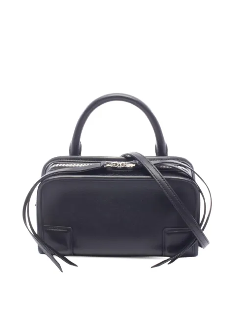 Loewe Pre-Owned 2010-2026 Mini Leather Amazona 180 satchel Black 72A3EBNC0Y7LAZD6