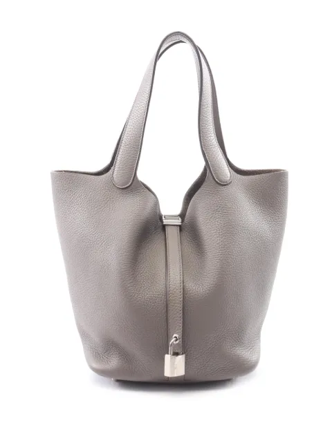 Hermès Pre-Owned 2020 Clemence Picotin Lock 22 handbag Grey EITOHZTLAO4M9GA8