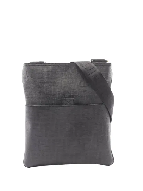 Fendi Pre-Owned 2000-2010 Zucca Spalmati crossbody bag Grey HA9YBLWO64B5P349