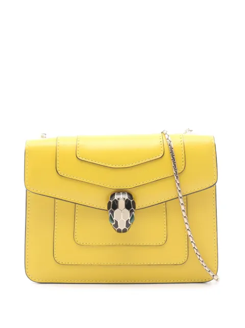 Bvlgari Pre-Owned 2010-2026 Serpenti Forever Leather crossbody bag Yellow A4EOVN6XH36Q31G3
