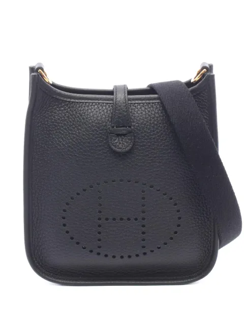 Hermès Pre-Owned 2026 Clemence Evelyne TPM 16 crossbody bag Black 5XIFRF9GUGB7H479