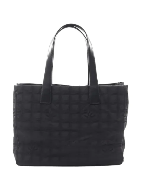CHANEL Pre-Owned 2004-2005 New Travel Line Nylon tote bag Black MYLRR19C49LOBBTL