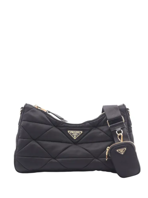 Prada Pre-Owned 2013-2026 Large Padded Re Nylon crossbody bag Black 3WO7H0RYMHH8C2B6