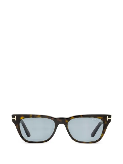 TOM FORD Eyewear Penn rectangle-frame sunglasses Brown FT136253