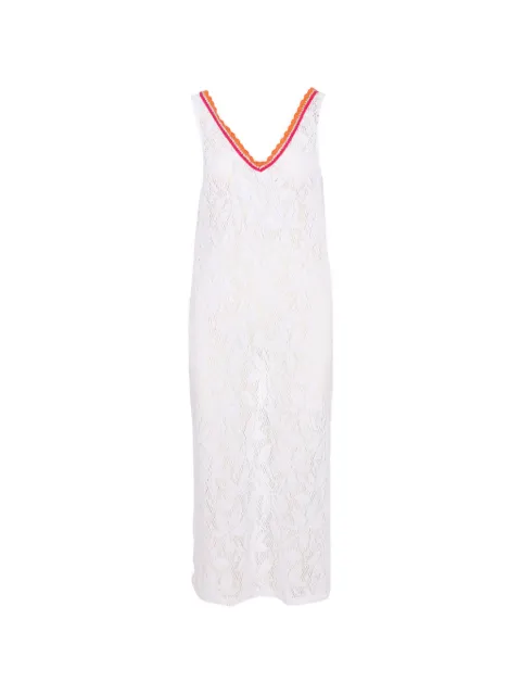 BANANA MOON Imogen Aguanga floral-lace V-neck dress White IMOGENAGUANGA