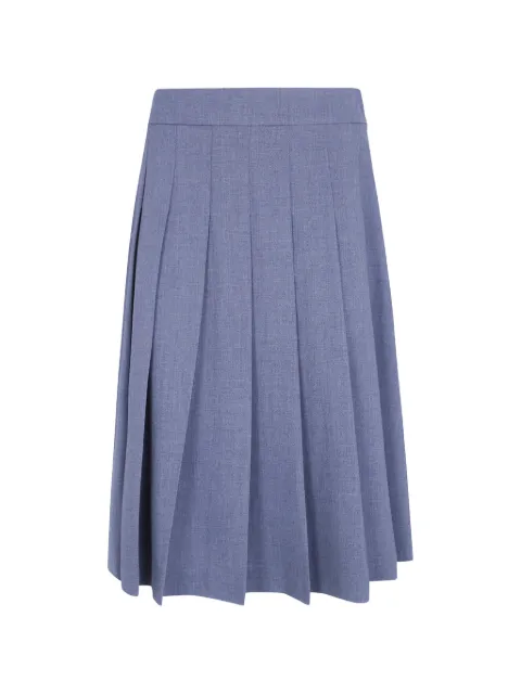 DRHOPE pleated midi skirt Blue 40412733