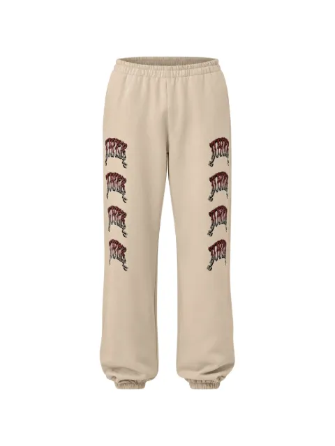 IUTER Stoner logo-print track pants Neutrals 23WISP19