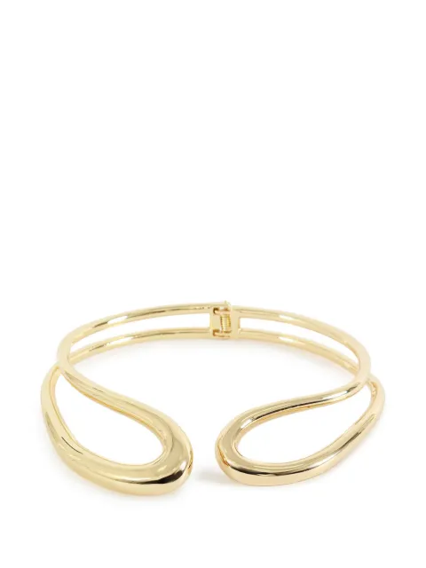 Erika Cavallini open-front sculptural necklace Gold P5WW55