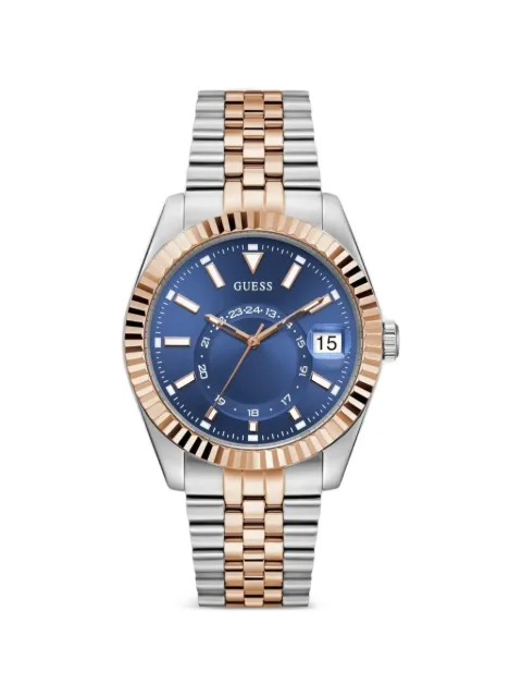 GUESS USA Jaden 2-tone multi-function date watch Blue GW0977G5