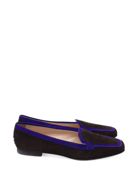 Tod's Vintage square-toe loafers Brown GILTPUUSSH765993W