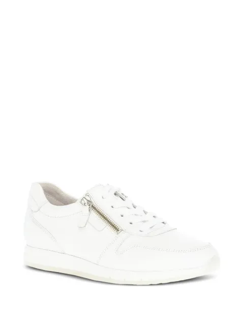 GABOR zip-detail lace-up sneakers White 83450