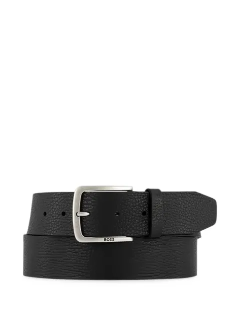 BOSS grained leather belt Black 50475102