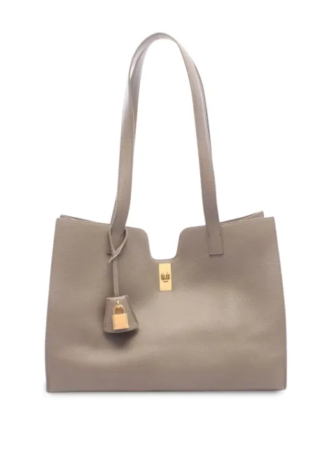 Celine Pre-Owned 2000-2026 Grainy Calfskin Cabas 16 tote bag Neutrals KSABDYZJFH8GIKTB