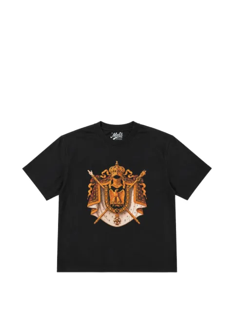 Melt graphic-print T-shirt Black MS5441