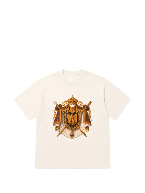 Melt graphic-print cotton T-shirt Neutrals MS5441