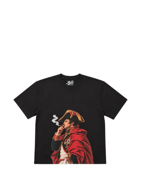 Melt graphic-print T-shirt Black MS5440
